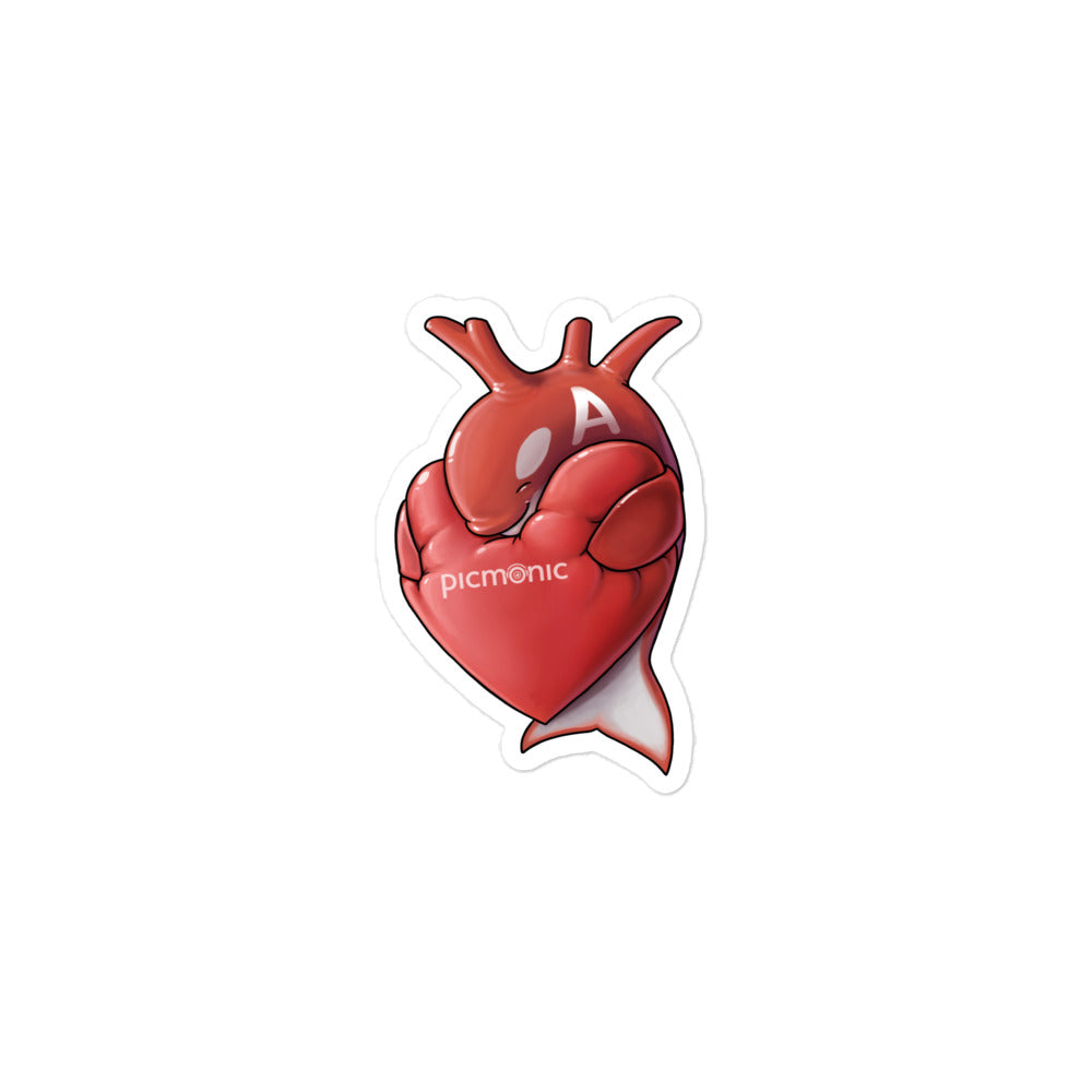 Picmonic A-orca (Aorta) Heart Sticker