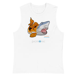 Men's Shark-Koi-Fish Muscle Shirt
