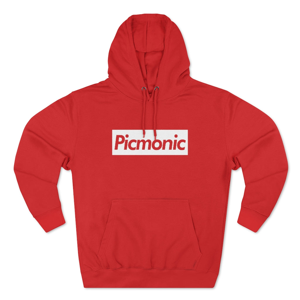 Picmonic Red Super Premium Pullover Hoodie