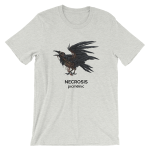 "Necrosis Crow" Unisex Short Sleeve Jersey T-Shirt