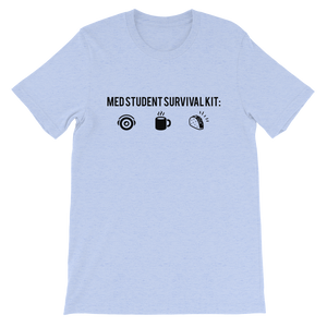 Med Student Survival Kit Short-Sleeve Unisex T-Shirt