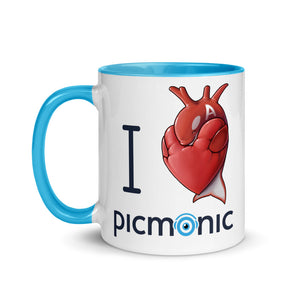 "I Heart Picmonic" Mug